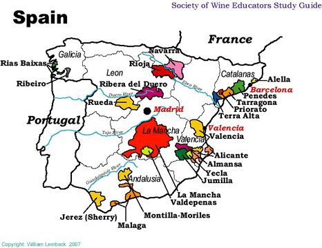 wine maps of rias baixas