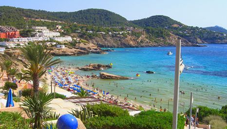 About Cala Tarida in Ibiza, Spain